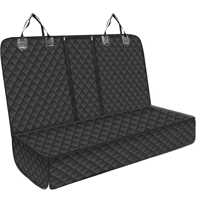 Funda hamaca acolchada negra, impermeable, para el asiento trasero